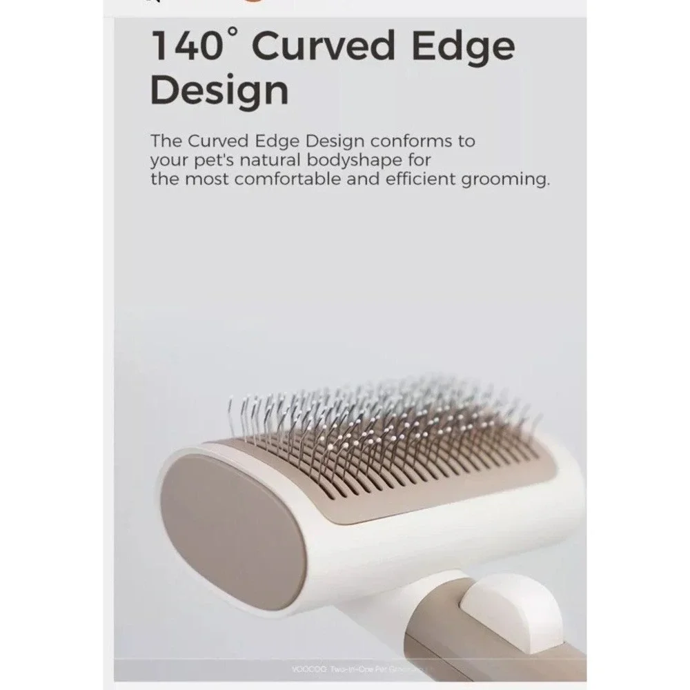 Pet 2 In 1 Hair Grooming Brush Kit Wire Pin Brush De-shredding Brush De tangling